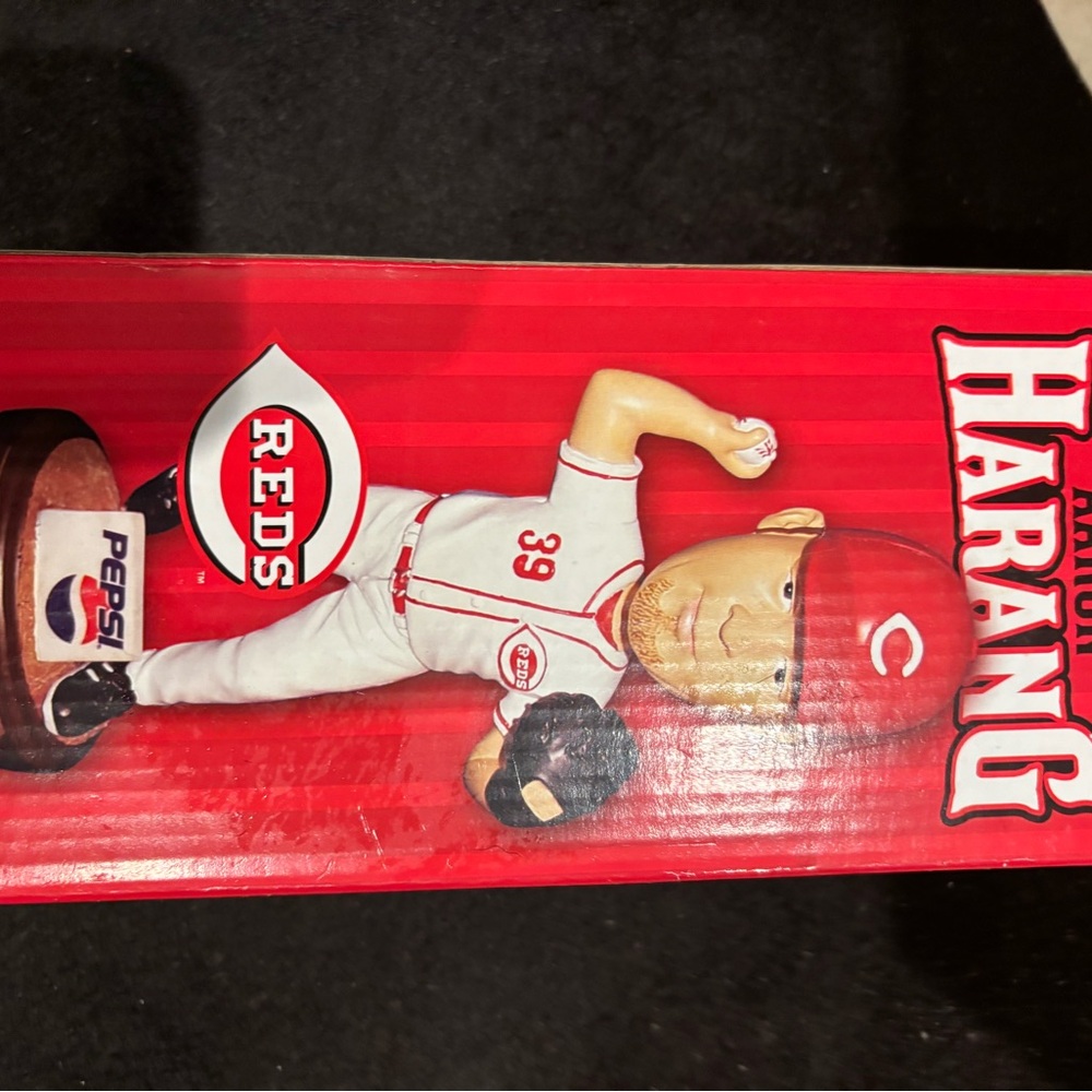 Adidas Vintage Baseball Player Figurine Red and White